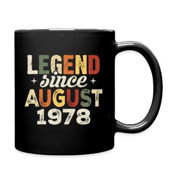 Août 1978 Anniversaire Août 1978 - Août 1978 - Mug uni - noir - Droite