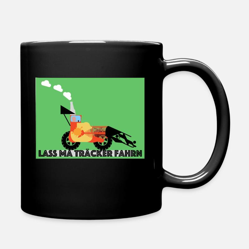 Let me drive Träcker - Full Colour Mug - black
