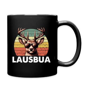 Lausbua Vintage Sunset - Folk Festival - Full Colour Mug - black - Right