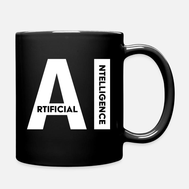 Künstliche Intelligenz - Tasse einfarbig - Schwarz
