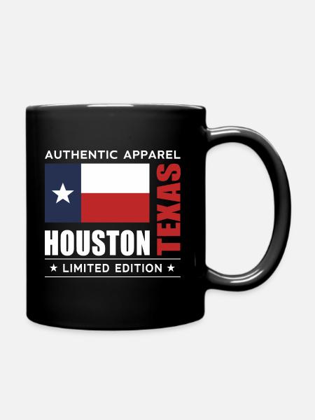 Houston - Tasse einfarbig - Schwarz