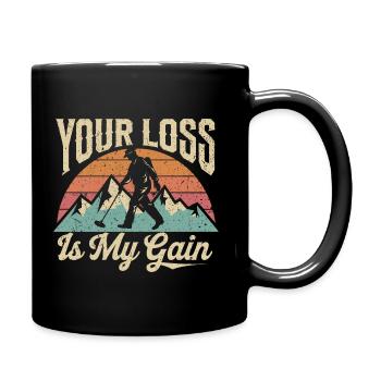 Message humoristique pour les chasseurs de trésors - Mug uni - noir - Droite