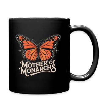 Majestätische Monarchfalter Liebe - Tasse einfarbig - Schwarz - Rechts