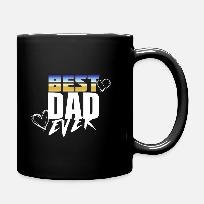 Bestdadeverrock - Tasse einfarbig - Schwarz