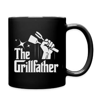 Le Grill Master Motif Fête des Pères Master Grill - Mug uni - noir - Droite