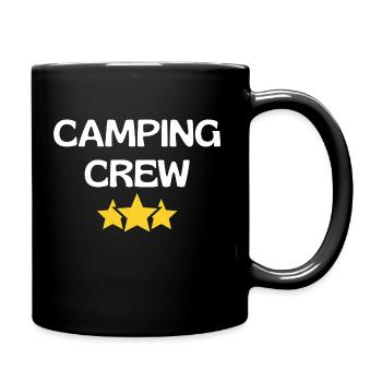 Camping Crew - Tasse einfarbig - Schwarz - Rechts