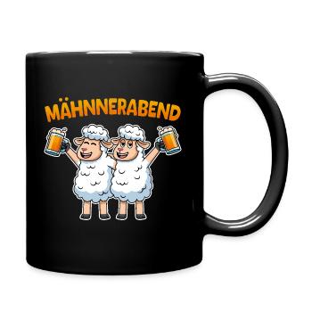 Soirée Mouton Homme Bière Soirée Crinière de Mouton - Mug uni - noir - Droite