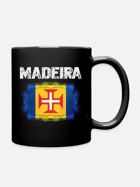 Madeira Flag Spirit Design - Mug uni - noir