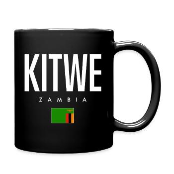 Kitwe Zambia - Full Colour Mug - black - Right