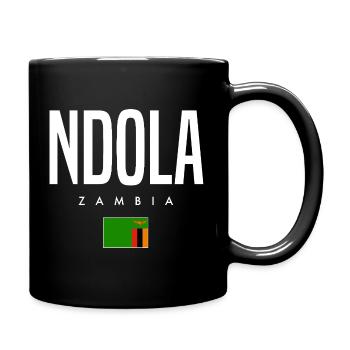 Ndola, Zambia - Full Colour Mug - black - Right