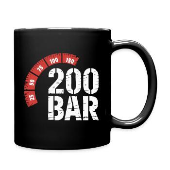 200 Bar Diver Design – Plongée Plongée sous-marine - Mug uni - noir - Droite