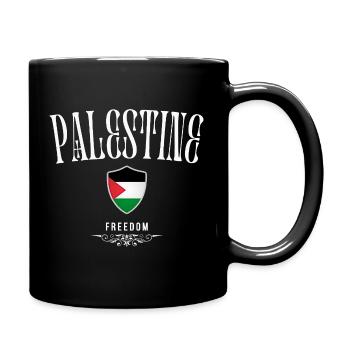 Palestine, design minimaliste élégant - Mug uni - noir - Droite