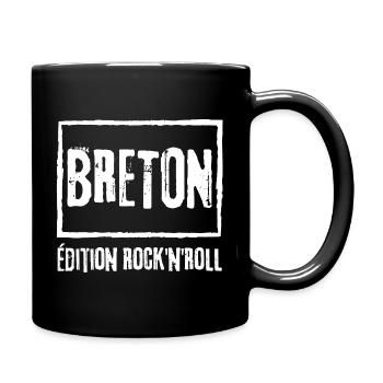 Bretonische Edition Rock - Tasse einfarbig - Schwarz - Rechts