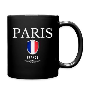 I love Paris, Paris France - Full Colour Mug - black - Right