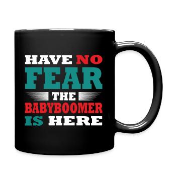 Have no Fear the Babyboomer is here Outfit - Full Colour Mug - black - Right