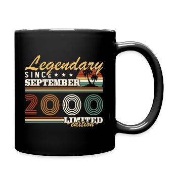September 2000 Vintage Retro Birthday Gift - Full Colour Mug - black - Right