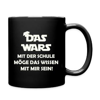 The war with the school may know that with me se - Full Colour Mug - black - Right