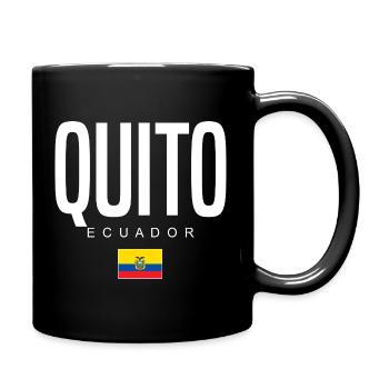 Quito, Équateur Équatoriens - Mug uni - noir - Droite
