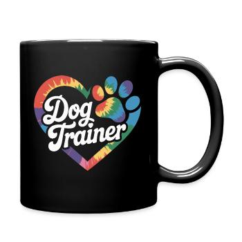 Hundetrainer Hundetraining - Tasse einfarbig - Schwarz - Rechts