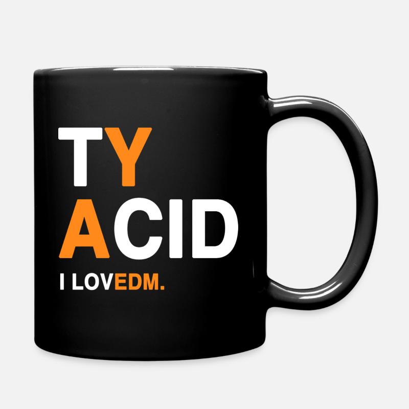 I LOVEDM - EDM-Fans  - Tasse einfarbig - Schwarz