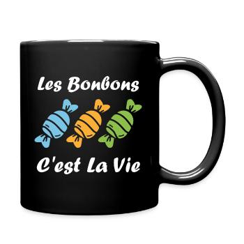 Candy is life - Full Colour Mug - black - Right