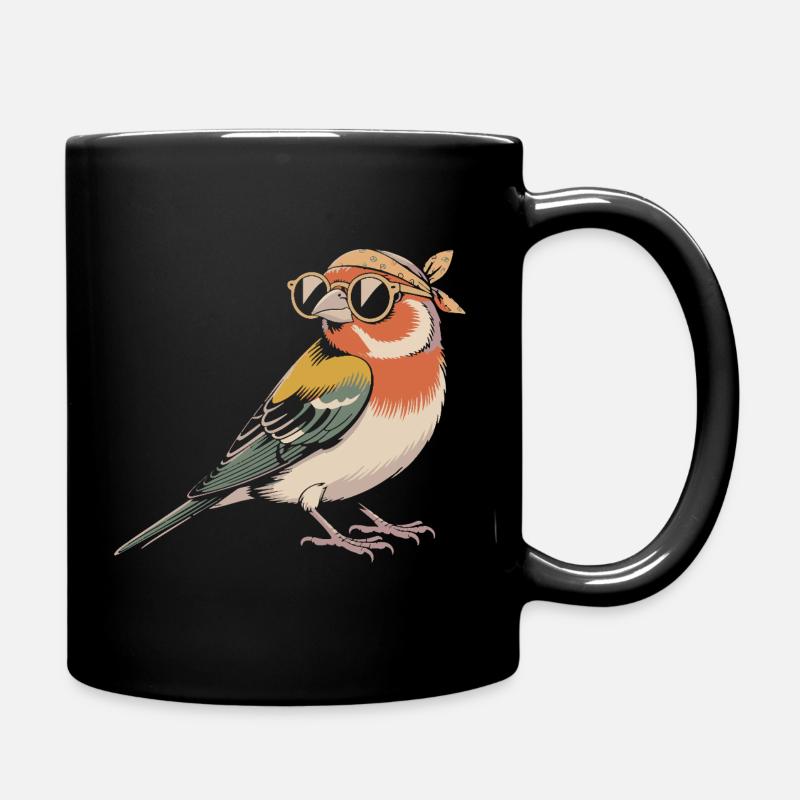 Pinsons - Mug uni - noir