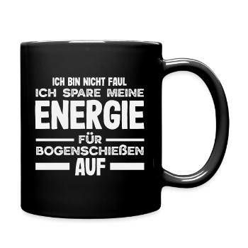 I go archery - Full Colour Mug - black - Right