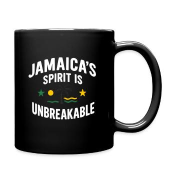 Jamaica Spirit Unbreakable, Jamaïcain - Mug uni - noir - Droite