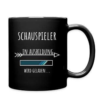 Schauspiel Studium Beruf Ausbildung Schauspieler - Tasse einfarbig - Schwarz - Rechts