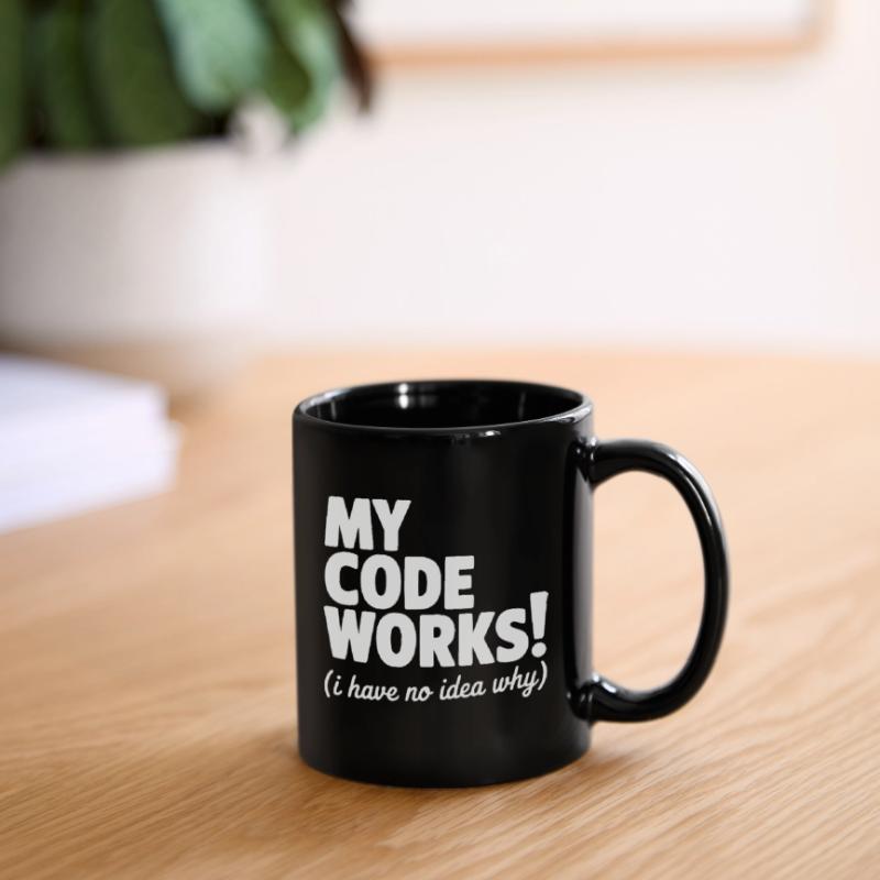 My Code Works! (I Have No Idea Why) Full Colour Mug