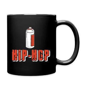 Spray Beat Culture Urban Rhythm Statement - Tasse einfarbig - Schwarz - Rechts