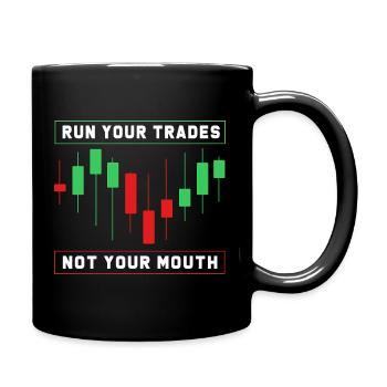 Finanzen Aktien Geld Trading Bitcoin Kapital - Tasse einfarbig - Schwarz - Rechts