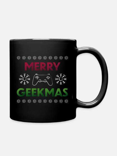 Merry Geekmas - Mug uni - noir