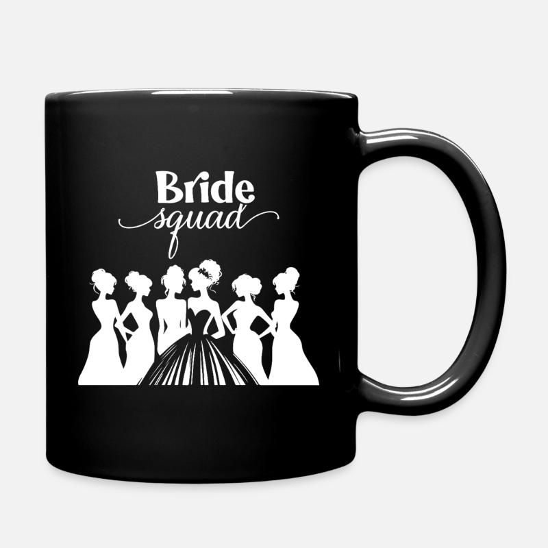 Braut Crew – JGA Edition - Tasse einfarbig - Schwarz
