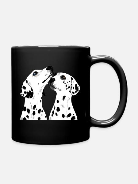 Deux Dalmatiens - Mug uni - noir