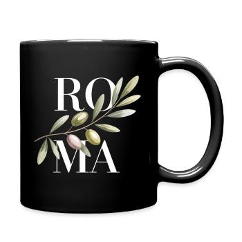 ROMA – Olive Branch - Tasse einfarbig - Schwarz - Rechts