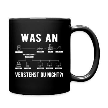 Informatiker Informatik Computer Geek Lustiges Ges - Tasse einfarbig - Schwarz - Rechts