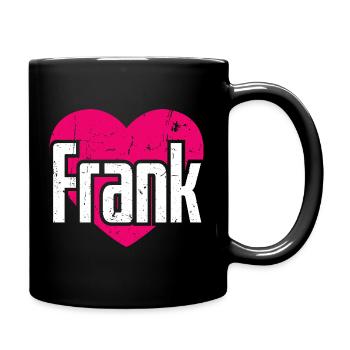 I Love Frank Pink Heart I Love Frank - Full Colour Mug - black - Right