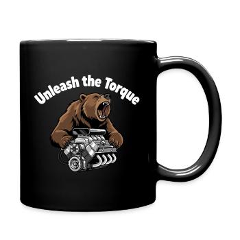 Bear Couple : Bear propulse un V8 - Mug uni - noir - Droite