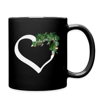 Garten- Und Pflanzenliebhaber Geschenke - Tasse einfarbig - Schwarz - Rechts