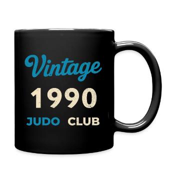 Cadeau vintage de l’année de naissance rétro du Judo Club des années 1990 - Mug uni - noir - Droite
