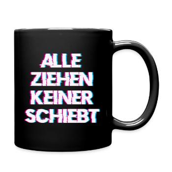 Hardtekk Tekk - Tasse einfarbig - Schwarz - Rechts