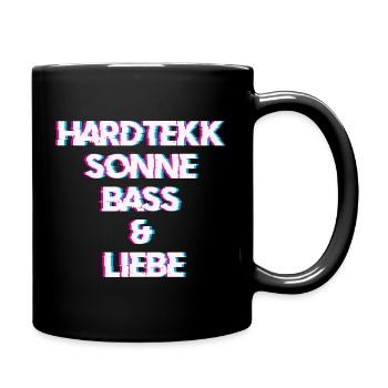 Hardtekk Tekk - Tasse einfarbig - Schwarz - Rechts
