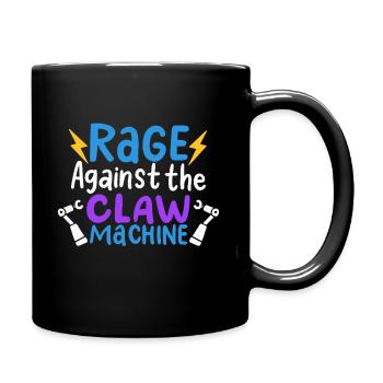 Funny Rage Against The Claw Machine Arcade Art - Tasse einfarbig - Schwarz - Rechts