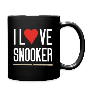 I Love Snooker - Full Colour Mug - black - Right