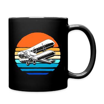 Model Airplane Model Airplane - Full Colour Mug - black - Right