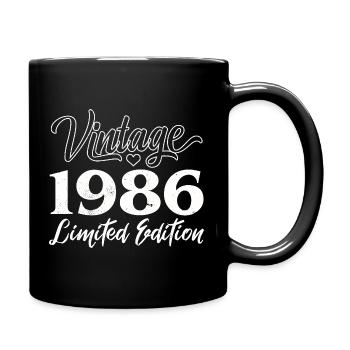 Vintage 1986 Limited Edition Anniversaire Cadeau - Mug uni - noir - Droite