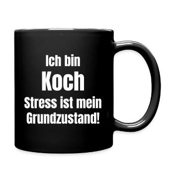 Chef Stress Basic Condition - Full Colour Mug - black - Right
