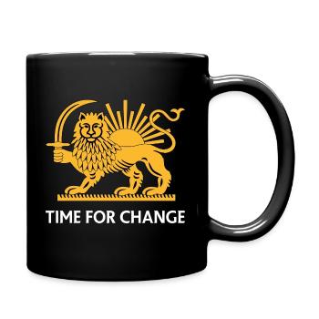 Changement solaire du Lion - Mug uni - noir - Droite