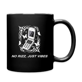 No Rizz Just Vibes Y2K Cell Phone - Full Colour Mug - black - Right
